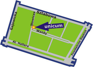 Mapa dojazdowa Biuro Rachunkowe Unicum Wrocław